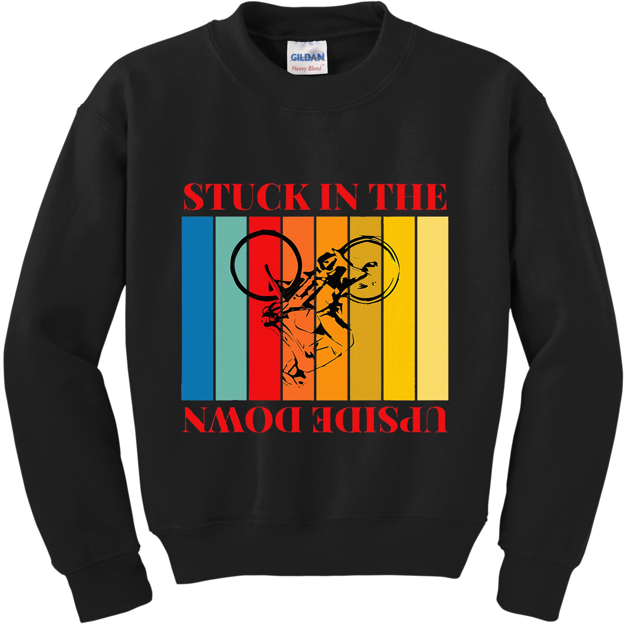 Stuck In The Upside Down Kids Sweatshirt