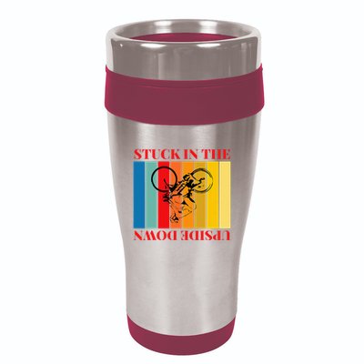 Stuck In The Upside Down 16oz Travel Tumbler
