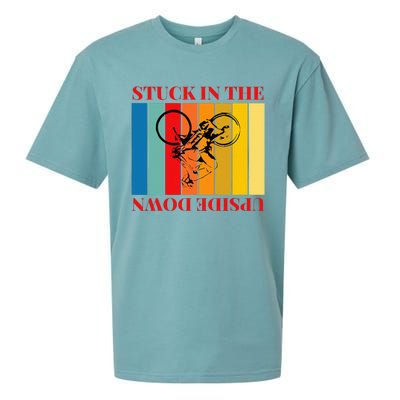 Stuck In The Upside Down Sueded Cloud Jersey T-Shirt