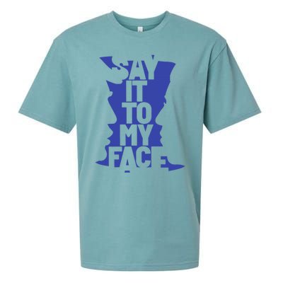 Say It To My Face Sueded Cloud Jersey T-Shirt