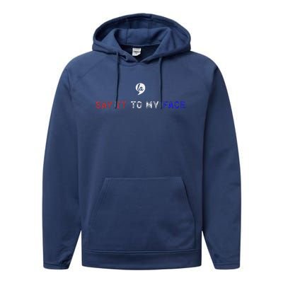 Say It To My Face Performance Fleece Hoodie