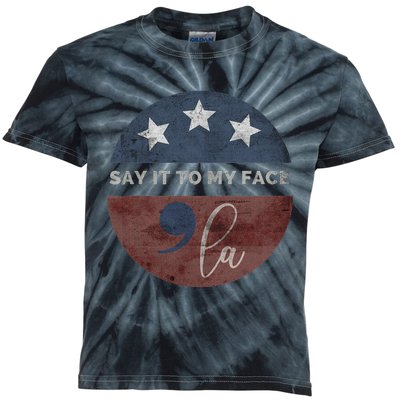 Say It To My Face Kamala Kids Tie-Dye T-Shirt