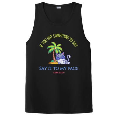 Say It To My Face Kamala 2024 Election Childless Cat Ladies PosiCharge Competitor Tank