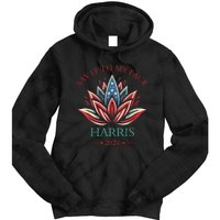 Say It To My Face Kamala Harris 2024 American Lotus Tie Dye Hoodie