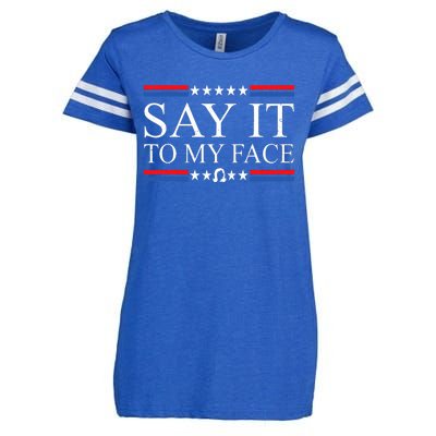 Say It To My Face Enza Ladies Jersey Football T-Shirt