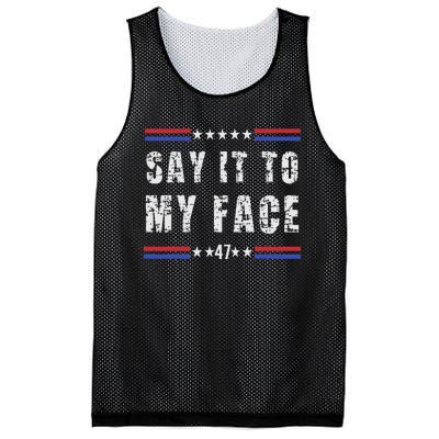 Say It To My Face Mesh Reversible Basketball Jersey Tank