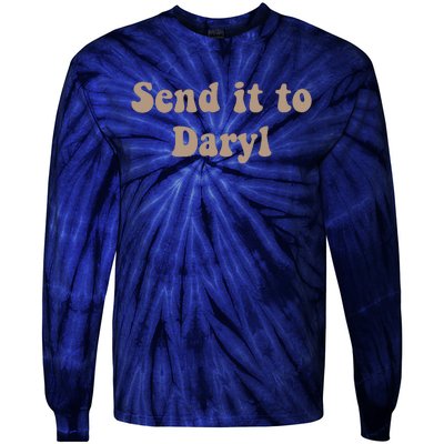 Send It To Daryl Tie-Dye Long Sleeve Shirt