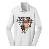 Something In The Orange Tells Me Were Not Done Silk Touch Performance Long Sleeve Polo