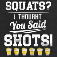 Squats I Thought You Said Shots Funny Gym Adult Drive Performance Visor