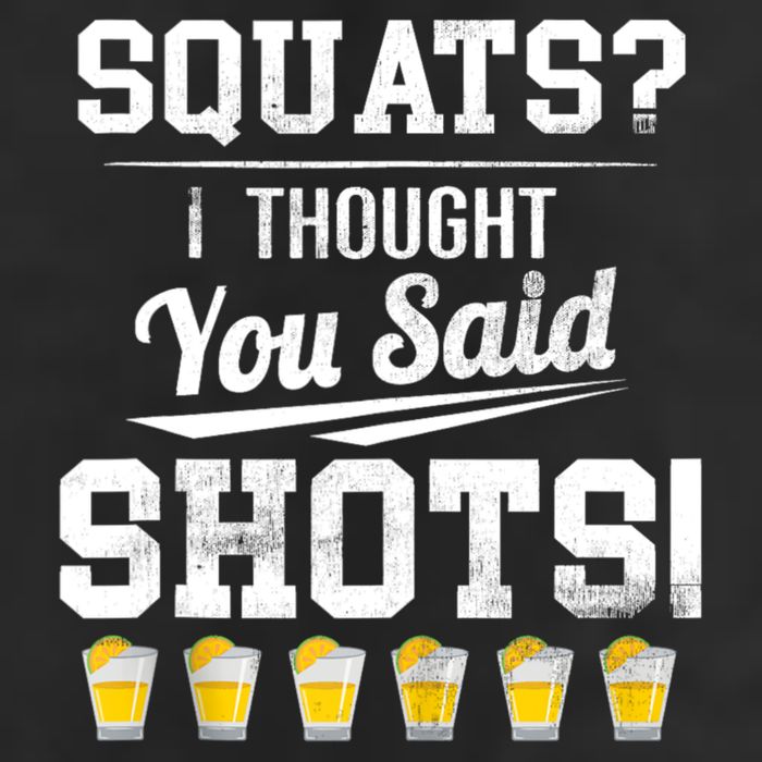 Squats I Thought You Said Shots Funny Gym Adult Drive Performance Visor