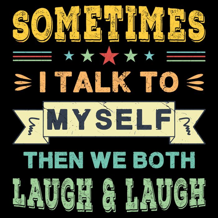 Sometimes I Talk To Myself Then We Both Laugh Impact Tech Backpack