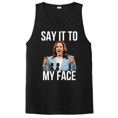 Say It To My Face Kamala Harris Debates 2024 PosiCharge Competitor Tank