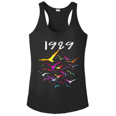 Seagull In The Sky Flock Of Seagulls 1989 Ladies PosiCharge Competitor Racerback Tank
