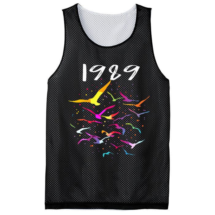 Seagull In The Sky Flock Of Seagulls 1989 Mesh Reversible Basketball Jersey Tank