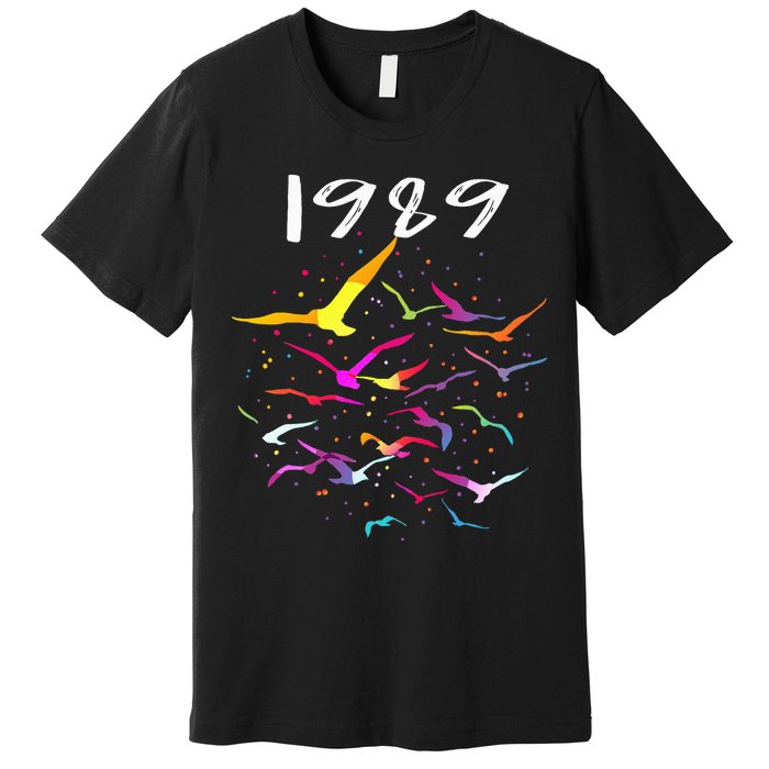 Seagull In The Sky Flock Of Seagulls 1989 Premium T-Shirt