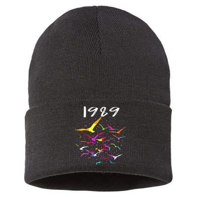 Seagull In The Sky Flock Of Seagulls 1989 Sustainable Knit Beanie