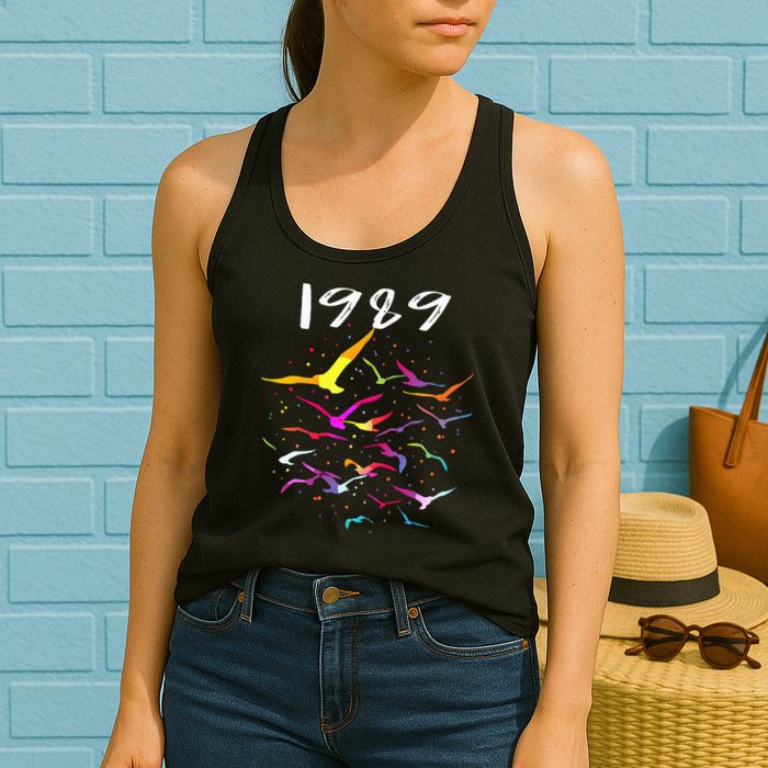 Seagull In The Sky Flock Of Seagulls 1989 Womens Tank Top