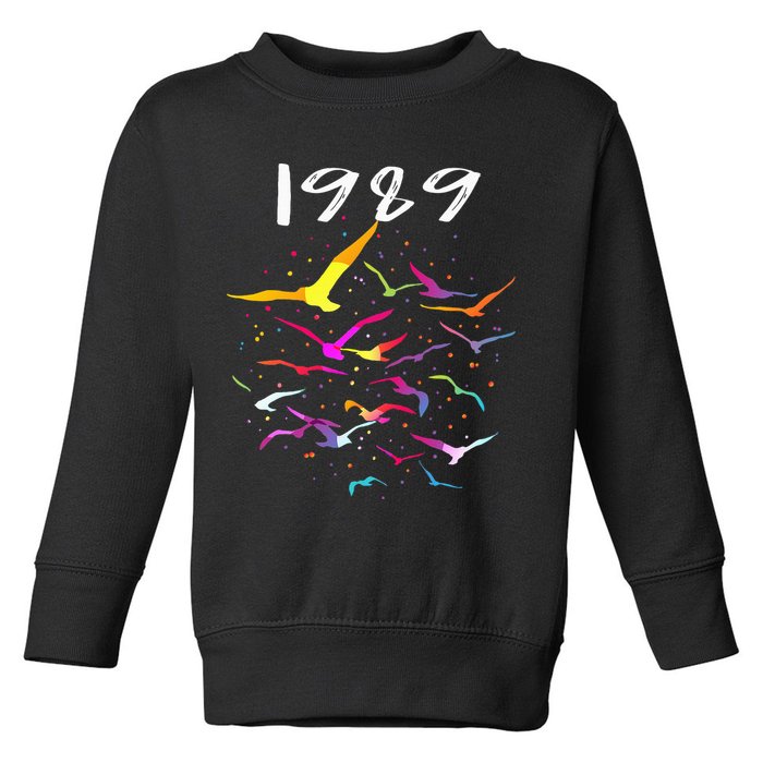 Seagull In The Sky Flock Of Seagulls 1989 Toddler Sweatshirt
