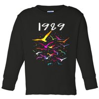 Seagull In The Sky Flock Of Seagulls 1989 Toddler Long Sleeve Shirt
