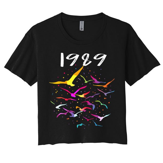 Seagull In The Sky Flock Of Seagulls 1989 Crop Top