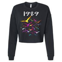 Seagull In The Sky Flock Of Seagulls 1989 Cropped Pullover Crew