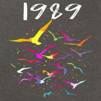 Seagull In The Sky Flock Of Seagulls 1989 Cotton Canvas Backpack