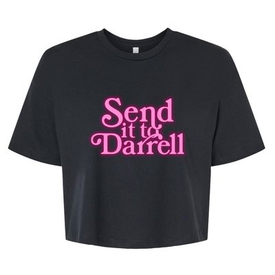 Send It To Darrell Bella+Canvas Jersey Crop Tee