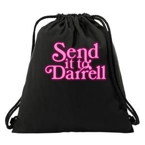 Send It To Darrell Drawstring Bag