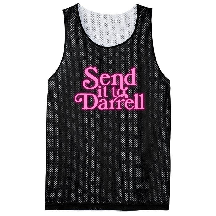 Send It To Darrell Mesh Reversible Basketball Jersey Tank