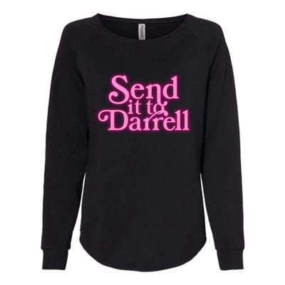 Send It To Darrell Womens California Wash Sweatshirt