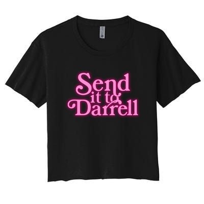 Send It To Darrell Women's Crop Top Tee