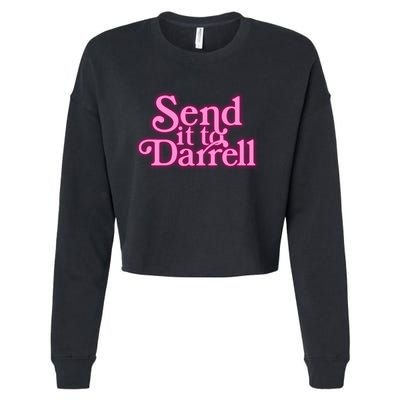 Send It To Darrell Cropped Pullover Crew