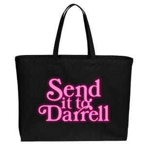 Send It To Darrell Cotton Canvas Jumbo Tote