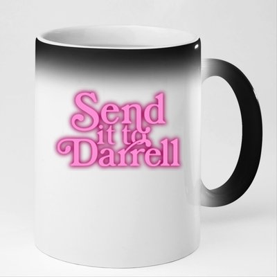 Send It To Darrell 11oz Black Color Changing Mug