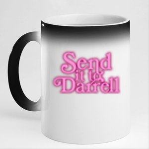 Send It To Darrell 11oz Black Color Changing Mug