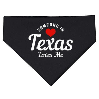 Someone In Texas Loves Me Funny Cute USA-Made Doggie Bandana