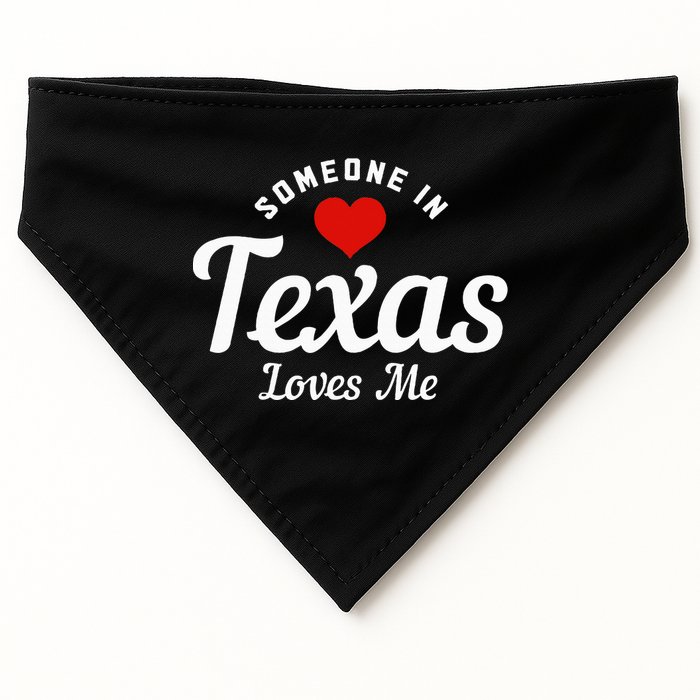 Someone In Texas Loves Me Funny Cute USA-Made Doggie Bandana