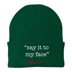 Say It To My Face Kamala 2024 Knit Cap Winter Beanie