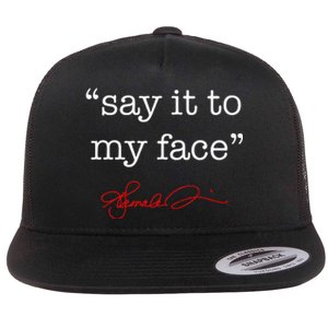 Say It To My Face Kamala 2024 Flat Bill Trucker Hat