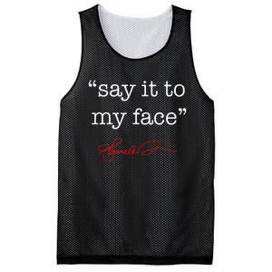 Say It To My Face Kamala 2024 Mesh Reversible Basketball Jersey Tank