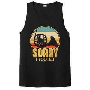 Sorry I Tooted Funny French Horn Player Gift PosiCharge Competitor Tank