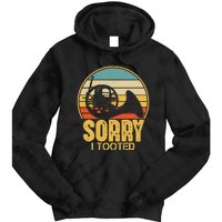 Sorry I Tooted Funny French Horn Player Gift Tie Dye Hoodie