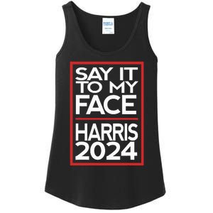 Say It To My Face Harris 2024 Ladies Essential Tank