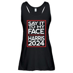 Say It To My Face Harris 2024 Ladies Essential Flowy Tank