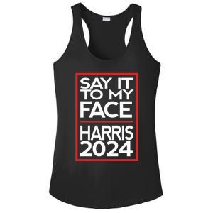 Say It To My Face Harris 2024 Ladies PosiCharge Competitor Racerback Tank