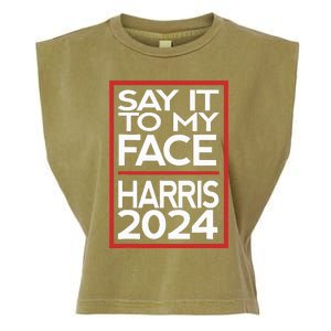 Say It To My Face Harris 2024 Garment-Dyed Women's Muscle Tee