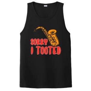 Sorry I Tooted Funny Saxophone Player Gifts PosiCharge Competitor Tank