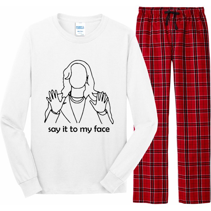 Say It To My Face Long Sleeve Pajama Set