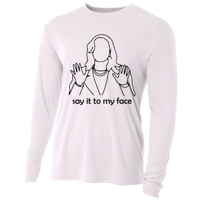 Say It To My Face Cooling Performance Long Sleeve Crew