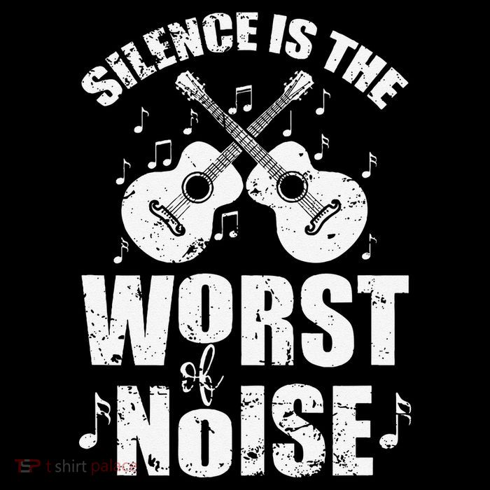 Silence Is The Worst Of Noise Drawstring Bag
